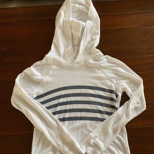 Sundry Striped Long Sleeve Hoodie